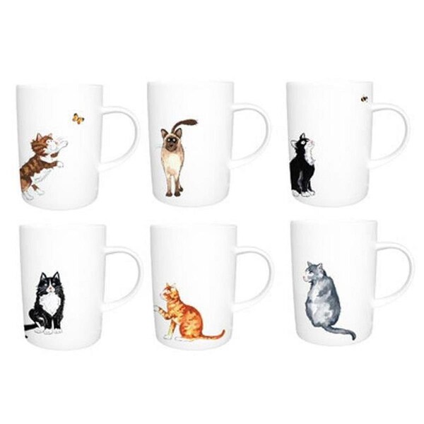 Roy Kirkham Lyric Mug - Cats, 6PK - ER2171