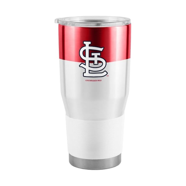 Moment-In-Time 30 oz MLB St Louis Cardinals Colorblock Stainless Tumbler - MO3594202