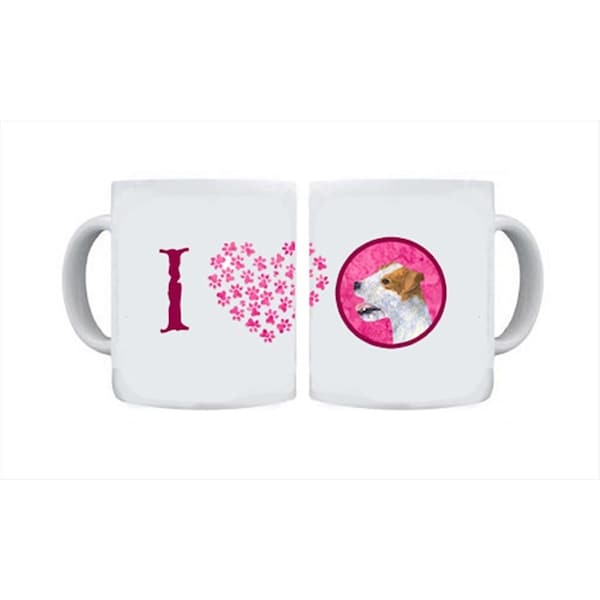 Carolines Treasures 15 oz. Jack Russell Terrier Dishwasher Safe Microwavable Ceramic Coffee Mug - SS4780-PK-CM15