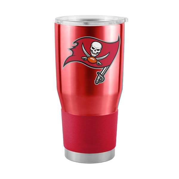 Logo Brands Tampa Bay Buccaneers 30oz Red Full Color Gameday Stainless Tumbler - 630-S30T-1