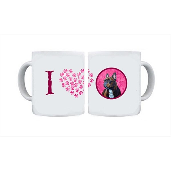 Carolines Treasures 15 oz. French Bulldog Dishwasher Safe Microwavable Ceramic Coffee Mug - LH9385PK-CM15