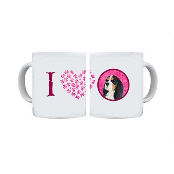 Carolines Treasures 15 oz. Cavalier Spaniel Dishwasher Safe Microwavable Ceramic Coffee Mug - LH9369PK-CM15