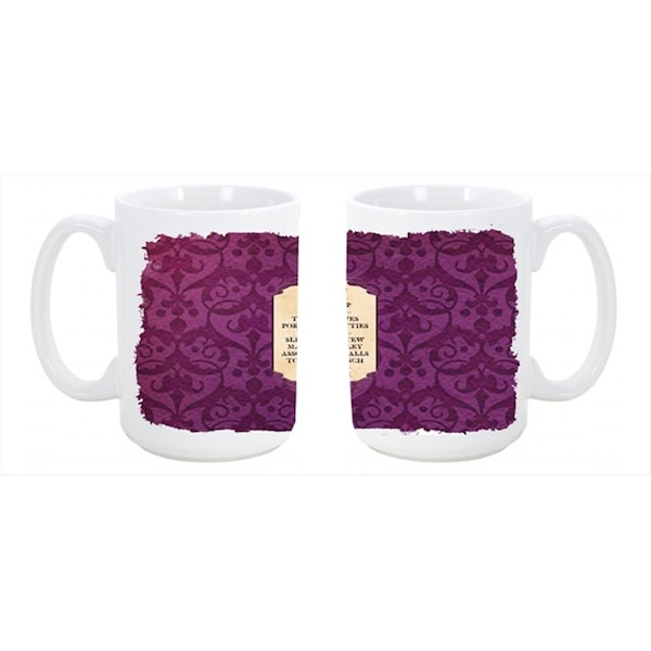 Carolines Treasures Goulish Menu including Eye Screen Snake soup Halloween Coffee Mug 15 oz - SB3005CM15