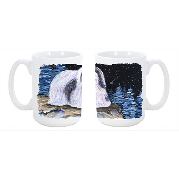 Carolines Treasures Starry Night Havanese Dishwasher Safe Microwavable Ceramic Coffee Mug 15 oz. - SS8450CM15