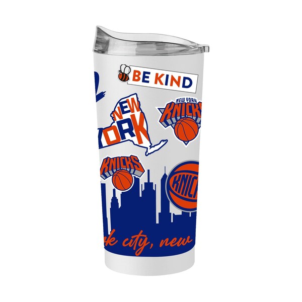 Logo Brands New York Knicks 20oz Native Powder Coat Tumbler - 720-S20PT-63