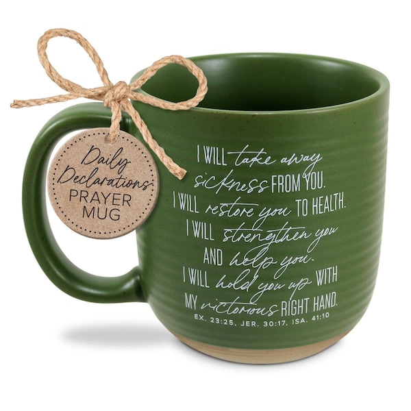 Dicksons 20 oz Amen Heal Restore Coffee Mug, Green - One Size - 18481