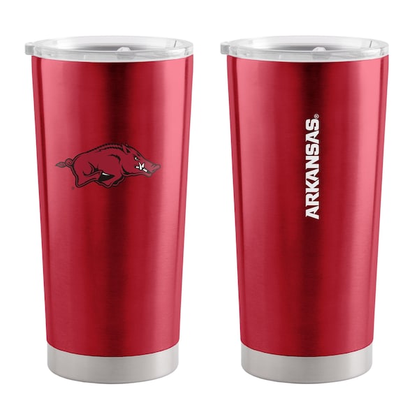 Logo Brands Arkansas 20oz Gameday Stainless Steel Tumbler - 108-S20T-1
