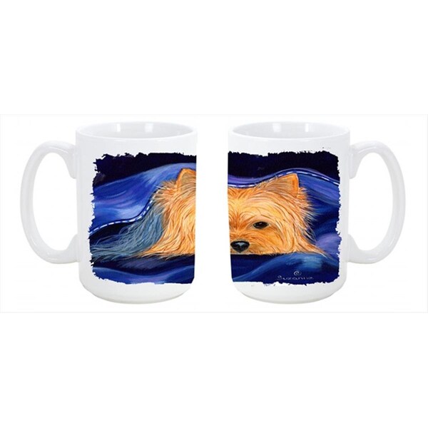 Carolines Treasures Yorkie Dishwasher Safe Microwavable Ceramic Coffee Mug 15 oz. - SS8136CM15