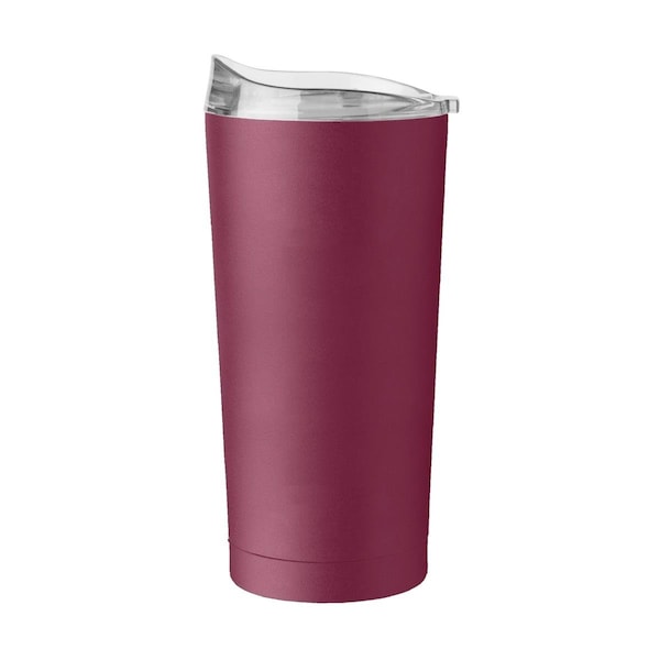 Logo Chair 20 oz Plain Maroon Powder Coat Tumbler - 001-S20PT-MRN