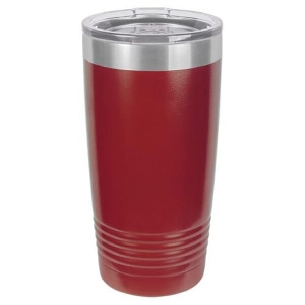 Anales 20 oz Stainless Steel Polar Camel Tumblers with Lid; Maroon - AN2802924
