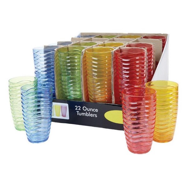 Sharptools 21729 22 oz Wave Tumbler, 32PK - SH1492399