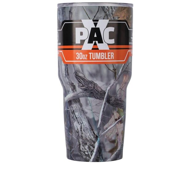 X-Pak 30 oz Double Vacuum Wall Tumbler with Lid with JX Camo - KTXTUM30JX