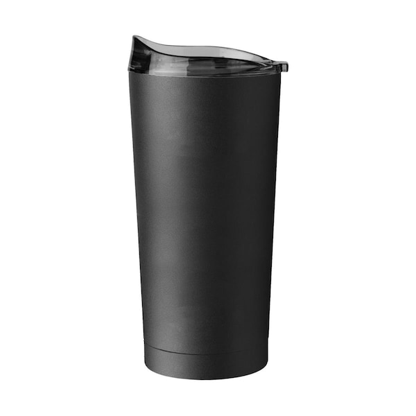 Logo Chair 20 oz Plain Black Powder Coat Tumbler - 001-S20PT-BLK