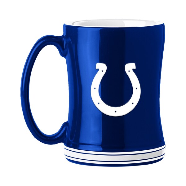 Logo Brands Indianapolis Colts 14oz Relief Mug - 614-C14RM