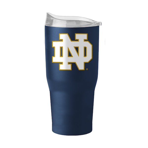 Logo Brands Notre Dame 30oz Flipside Powder Coat Tumbler - 190-S30PT-34