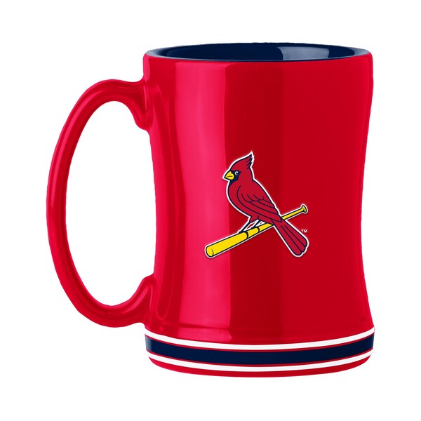 Logo Brands St Louis Cardinals 14oz Relief Mug - 527-C14RM