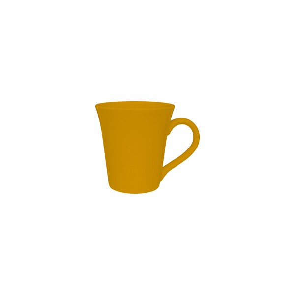 Manhattan Comfort Coup 6 Mugs (11.16 oz.) in Yellow - AM94-0490