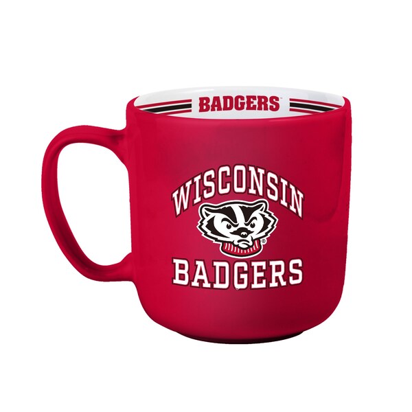 Logo Brands Wisconsin 15oz Stripe Mug - 244-C15SM