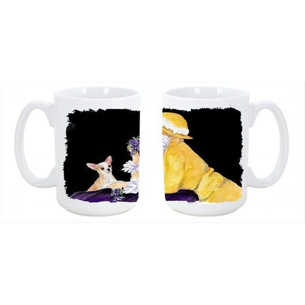 Carolines Treasures Chihuahua Dishwasher Safe Microwavable Ceramic Coffee Mug 15 oz. - SS8632CM15