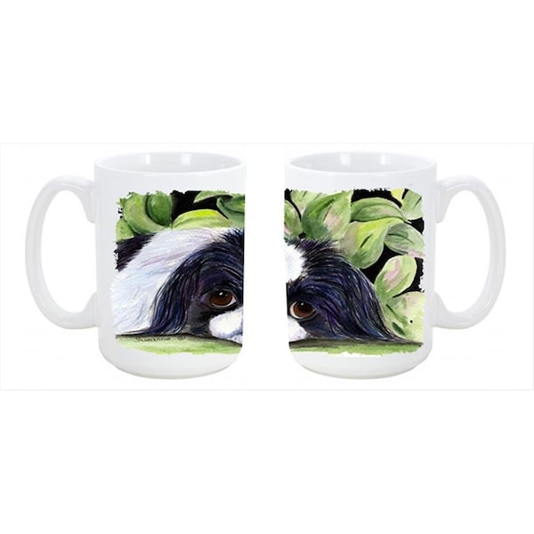 Carolines Treasures Japanese Chin Dishwasher Safe Microwavable Ceramic Coffee Mug 15 oz. - SS8322CM15