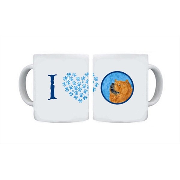 Carolines Treasures 15 oz. Chow Chow Dishwasher Safe Microwavable Ceramic Coffee Mug - SS4778-BU-CM15
