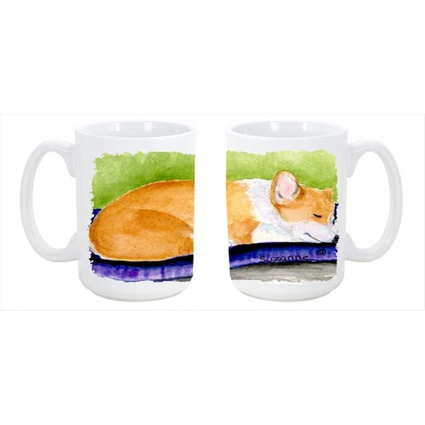 Carolines Treasures Corgi Dishwasher Safe Microwavable Ceramic Coffee Mug 15 oz. - SS8920CM15
