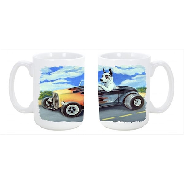 Carolines Treasures Great Dane Dishwasher Safe Microwavable Ceramic Coffee Mug 15 oz. - 7502CM15