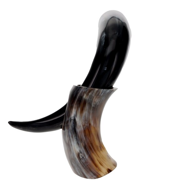 Olafs Ale House Tankherd Bovine Horn 20oz with Stand - GH2132HORN