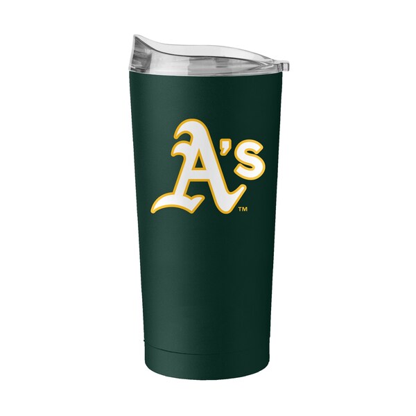 Logo Brands Oakland Athletics 20oz Flipside Powder Coat Tumbler - 521-S20PT-34