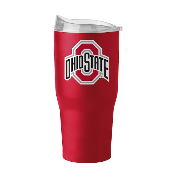 Logo Brands Ohio State 30oz Flipside Powder Coat Tumbler - 191-S30PT-34