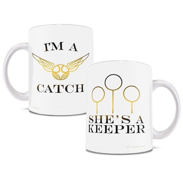 Trend Setters Harry Potter Shes A Keeper Ceramic Mug, White - TR127257