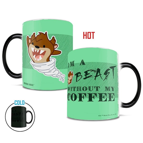 Trend Setters Looney Tunes Cartoon-Coffee Beast Morphing Heat-Sensitive Mug - TR127174