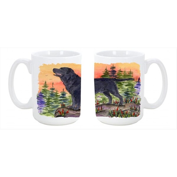 Carolines Treasures Labrador Dishwasher Safe Microwavable Ceramic Coffee Mug 15 oz. - SS8624CM15