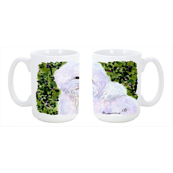 Carolines Treasures Bichon Frise Dishwasher Safe Microwavable Ceramic Coffee Mug 15 oz. - SS8817CM15