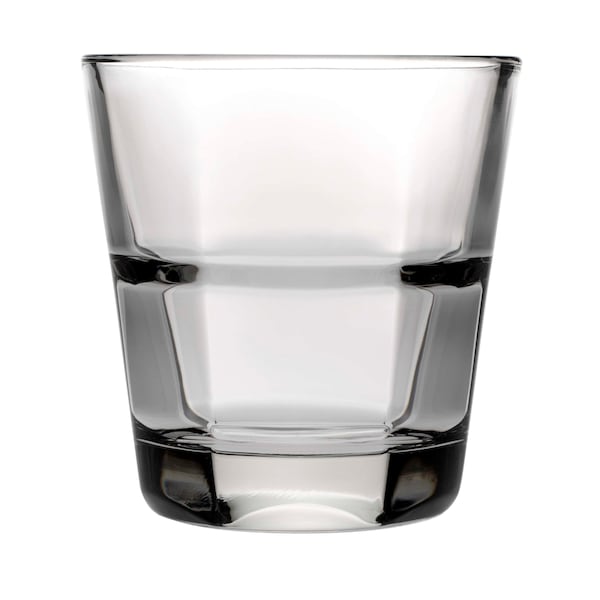 Anchor Hocking Anchor Hocking 10oz. Clarisse Rocks Stackable Rim Tempered Glass, PK24 - 90252