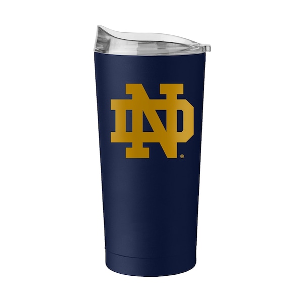 Logo Brands Notre Dame 20oz Flipside Powder Coat Tumbler - 190-S20PT-34