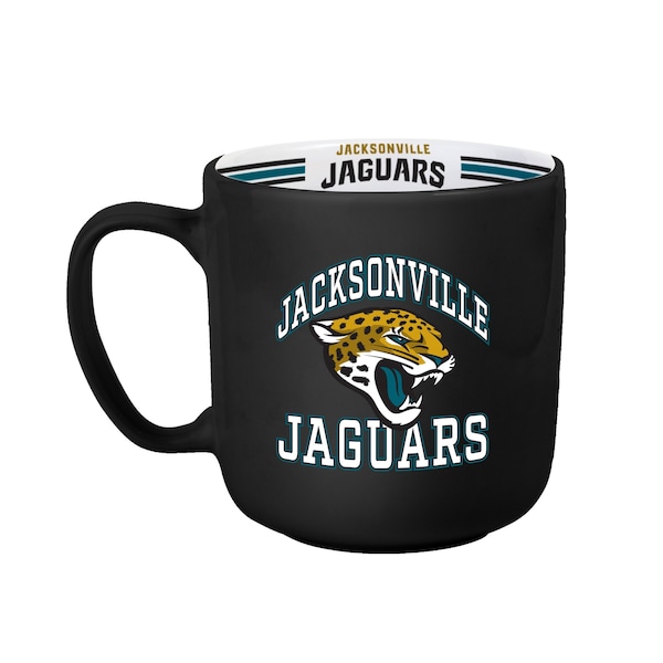 Logo Brands Jacksonville Jaguars 15oz Stripe Mug - 615-C15SM