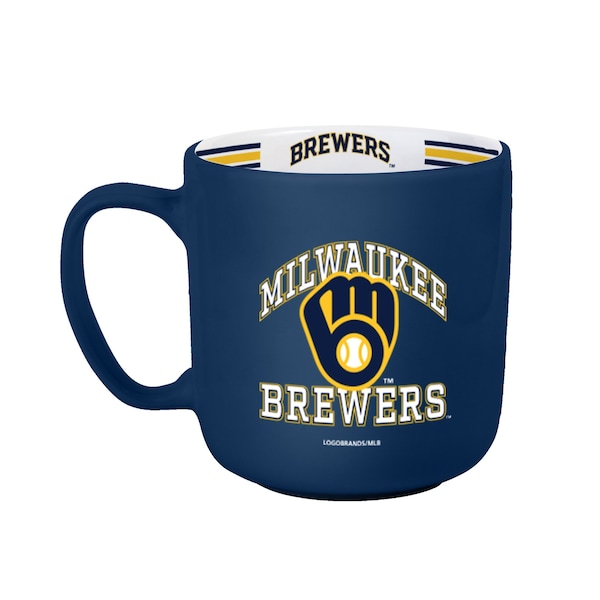 Logo Brands Milwaukee Brewers 15oz Stripe Mug - 516-C15SM