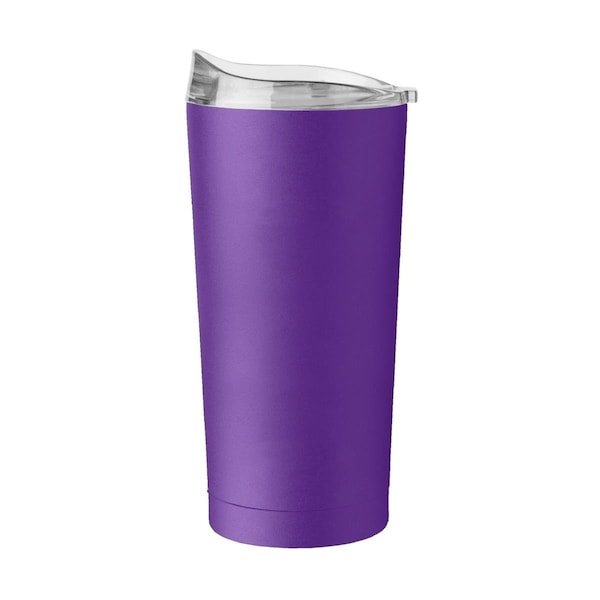 Logo Chair 20 oz Plain Purple Powder Coat Tumbler - 001-S20PT-PUR
