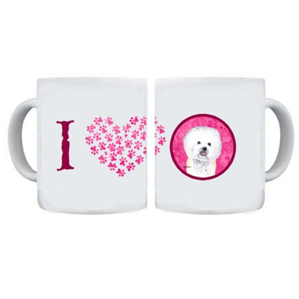 Carolines Treasures 15 oz. Bichon Frise Dishwasher Safe Microwavable Ceramic Coffee Mug - SC9135PK-CM15