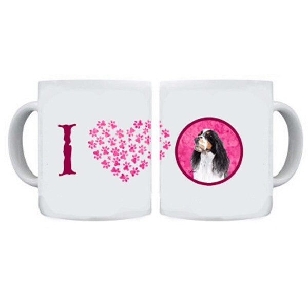 Carolines Treasures 15 oz. Springer Spaniel Dishwasher Safe Microwavable Ceramic Coffee Mug - SC9134PK-CM15
