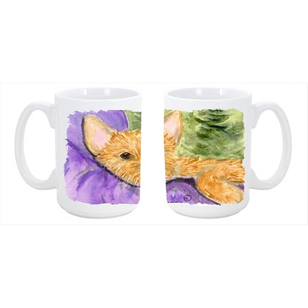 Carolines Treasures Norwich Terrier Dishwasher Safe Microwavable Ceramic Coffee Mug 15 oz. - SS8898CM15