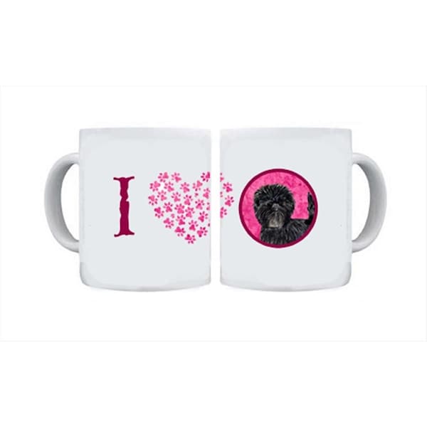 Carolines Treasures 15 oz. Affenpinscher Dishwasher Safe Microwavable Ceramic Coffee Mug - SS4787-PK-CM15