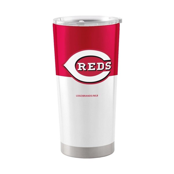 Moment-In-Time 20 oz MLB Cincinnati Reds Colorblock Stainless Tumbler - MO3592461