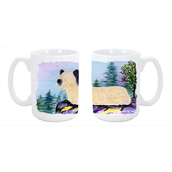 Carolines Treasures Skye Terrier Dishwasher Safe Microwavable Ceramic Coffee Mug 15 oz. - SS8679CM15
