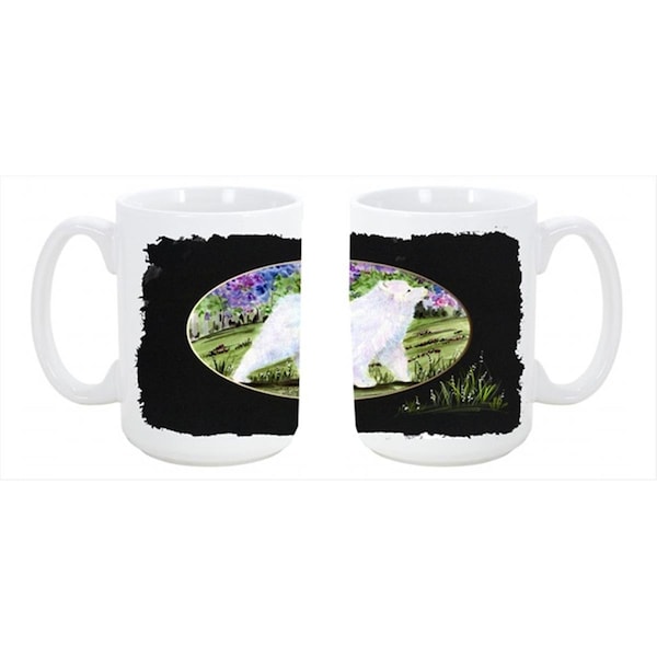 Carolines Treasures Samoyed Dishwasher Safe Microwavable Ceramic Coffee Mug 15 oz. - SS8059CM15