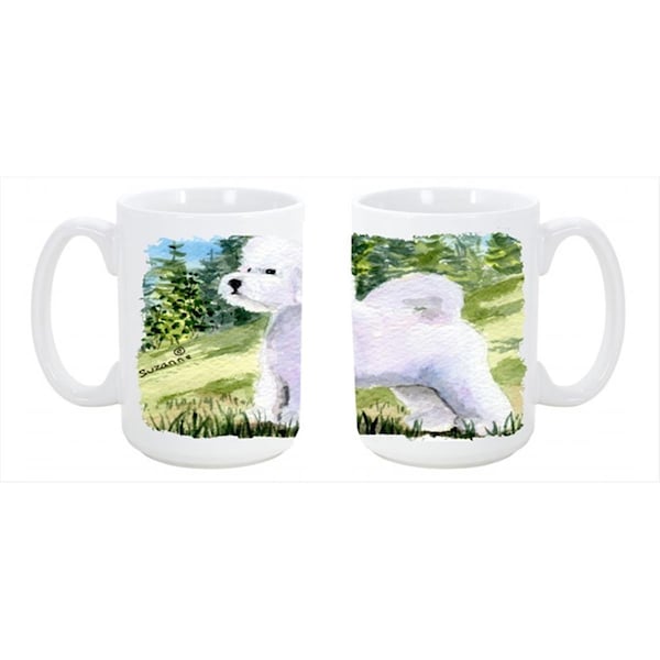 Carolines Treasures Bichon Frise Dishwasher Safe Microwavable Ceramic Coffee Mug 15 oz. - SS8900CM15