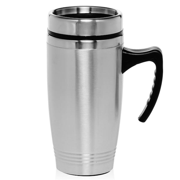 Natico Originals 16 oz Stainless Steel Discount Travel Mugs - 60-2099