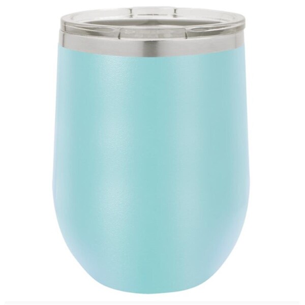 Anales 12 oz Stainless Steel Polar Camel Stemless Wine Tumbler; Lite Blue - AN2807728