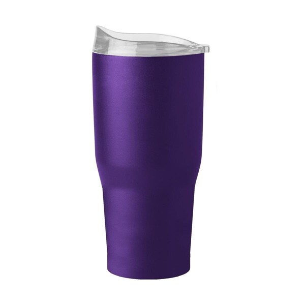 Logo Chair 30 oz Plain Purple Powder Coat Tumbler - 001-S30PT-PUR